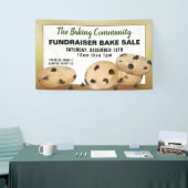 Chocolade Chip Cookies Fundraiser Bake Sale Spandoek (Beurs)