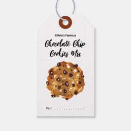 Chocolade Chip Cookies Jar Mix Gift Labels Cadeaulabel