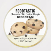 Chocolade Chip Cookies Pakket Labels (Design 1)