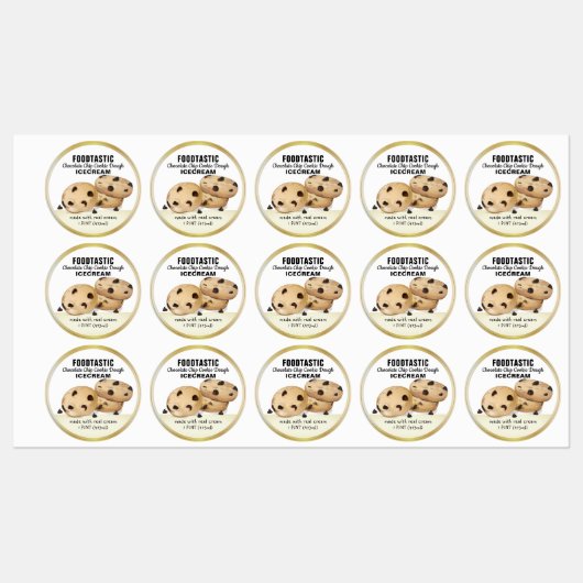 Chocolade Chip Cookies Pakket Labels (Vel)