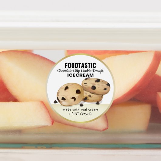 Chocolade Chip Cookies Pakket Labels (Aangebracht)