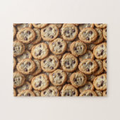 Chocolade Chip Cookies Patroon Bakken Legpuzzel (Horizontaal)