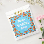 Chocolade Chip Cookies Patroon Ballon Bedankzakje (Gezegeld)