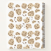 Chocolade Chip Cookies Patroon Recepten Cookbook Notitieboek (Achterkant)