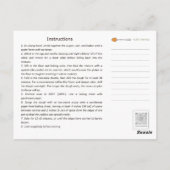 Chocolade Chip Cookies Recept Kaart (Achterkant)