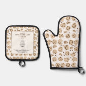 Chocolade Chip Cookies Recept Keepsake Ovenwant & Pannenlap Set (Voorkant)