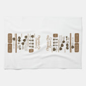 Chocolade Chip Cookies Recept Keuken Handdoek (Horizontaal)