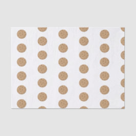 Chocolade Chip Cookies Schattige geïllustreerd Tissuepapier