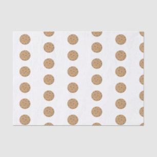 Chocolade Chip Cookies Schattige geïllustreerd Tissuepapier