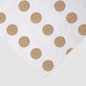 Chocolade Chip Cookies Schattige geïllustreerd Tissuepapier (Detail)