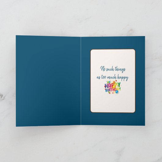 Chocolade Chip Cookies Verjaardag Kaart (Binnen)