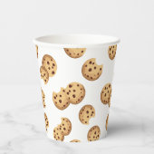 Chocolade Chip Cookies Verjaardag Papieren Cups –  Bekers (Voorkant)