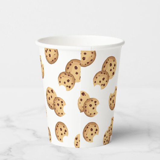 Chocolade Chip Cookies Verjaardag Papieren Cups – Papieren Bekers (Rechts)