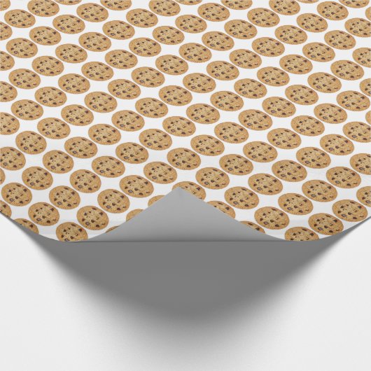 Chocolade Chip Cookies Wrapping Paper Cadeaupapier (Hoek)