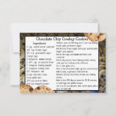 Chocolade Chip Cowboy Cookies Recept Kaart (Voorkant)