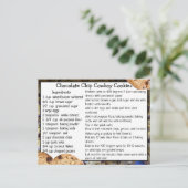Chocolade Chip Cowboy Cookies Recept Kaart (Staand voorkant)