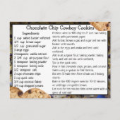 Chocolade Chip Cowboy Cookies Recept Kaart (Voorkant)