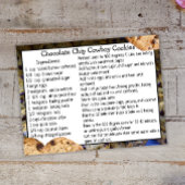 Chocolade Chip Cowboy Cookies Recept Kaart