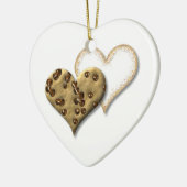 Chocolade Chip en Suikerkoekjes Keramisch Ornament (Links)