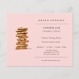 Chocolade chip koekje Bakery Grand Opening Flyer