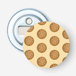 Chocolade Chip Koekje Button Flesopener