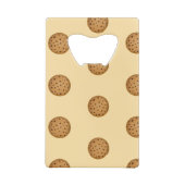 Chocolade Chip Koekje  Creditkaart Flessenopener (Achterkant)