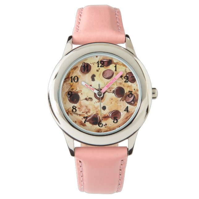 Chocolade Chip Koekje Horloge (Voorkant)