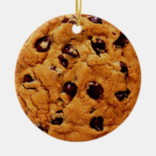chocolade chip koekje keramisch ornament