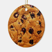 chocolade chip koekje keramisch ornament (Links)