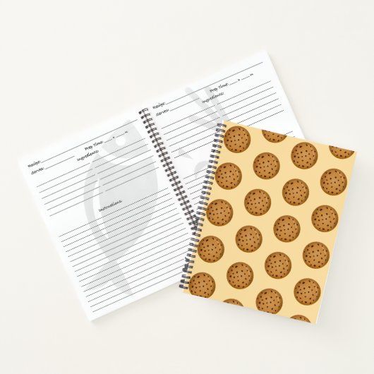 Chocolade Chip Koekje  Notitieboek (Binnen)