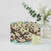  chocolade Chip Koekje Recipe Foto 50's Briefkaart (Staand voorkant)