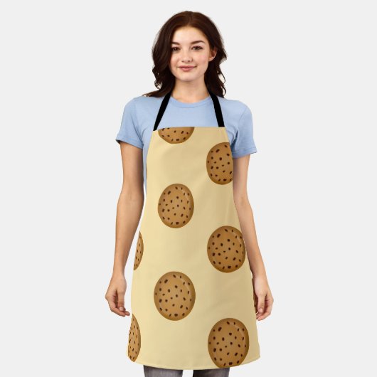 Chocolade Chip Koekje  Schort (Gedragen)