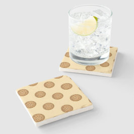 Chocolade Chip Koekje Stenen Onderzetter