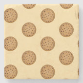 Chocolade Chip Koekje  Stenen Onderzetter (Voorkant)