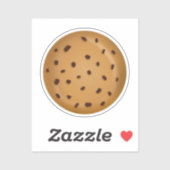 Chocolade Chip Koekje  Sticker (Vel)