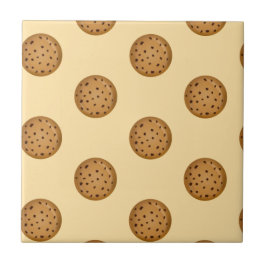Chocolade Chip Koekje Tegeltje