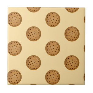 Chocolade Chip Koekje Tegeltje
