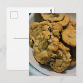Chocolade Chip Koekjes Briefkaart (Voorkant / Achterkant)