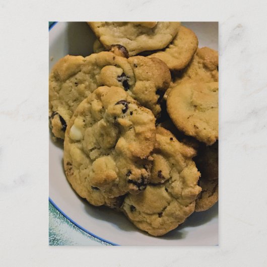 Chocolade Chip Koekjes Briefkaart (Voorkant)