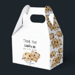 Chocolade Chip Koekjes Dank Je Wel Bakgeschenk Bedankdoosjes<br><div class="desc">Een stapel heerlijke chocolade chip koekjes.</div>