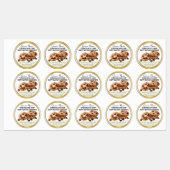 Chocolade Chip Koekjes Labels (Vel)