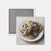 Chocolade Chip Koekjes Magneet (Voorkant / Achterkant)