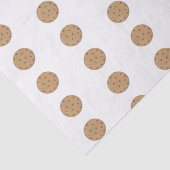 Chocolade Chip Koekjes Schattig Geïllustreerd Tissuepapier (Detail)
