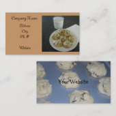 Chocolade Chip Koekjes Visitekaartje (Voorkant / Achterkant)