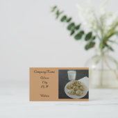 Chocolade Chip Koekjes Visitekaartje (Staand voorkant)