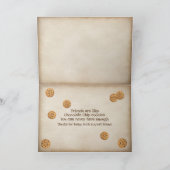Chocolade Chip koekjes voor vrienden bedankt Kaart (Binnen)