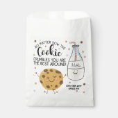 Chocolade chip maakt niet uit hoe het koekje afbro bedankzakje (Voorkant)