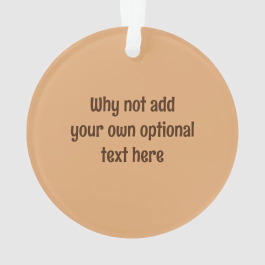 Chocolade Chip Muffin Graphic - Tekst op beide zij Ornament (achterkant)