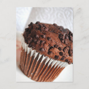 Chocolade Chip Muffin Recipe Card Briefkaart