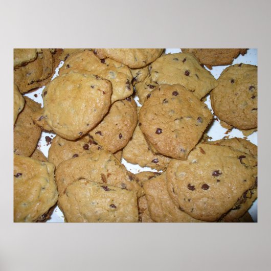 Chocolade Chip Oatmeel Cookies Print (Voorkant)